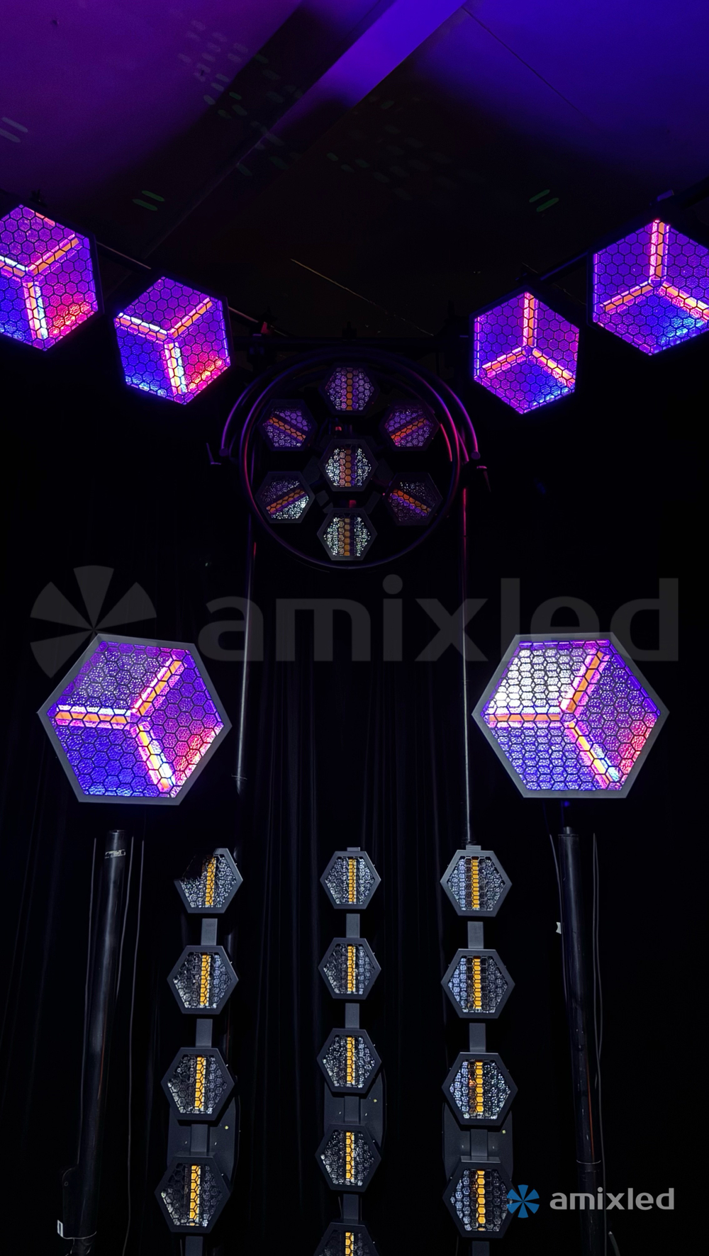 Световой прибор Amixled P3 RETRO LIGHT