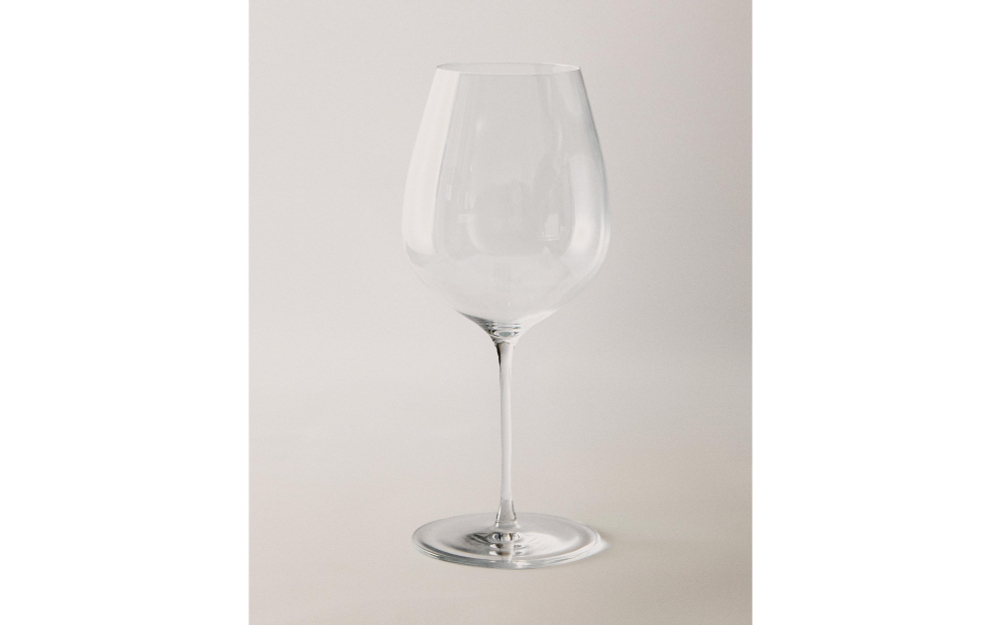 Zara Home стакан из стекла, цвет прозрачный, 12 см · 0246/401