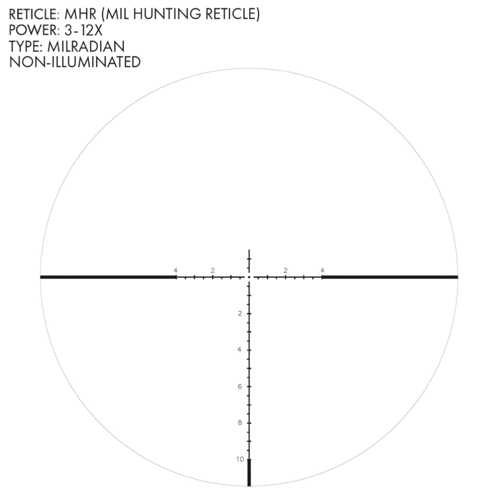 U.S. Optics TS-12X FFP MHR 3-12x44mm