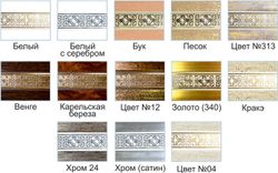 Цвет 04 "Амулет" (7см) декоративная планка (бленда)