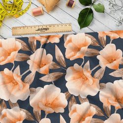 Ткань таффета градиент оранжевых цветов