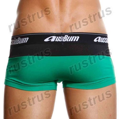 Мужские трусы хипсы зеленые Aussiebum AB00254