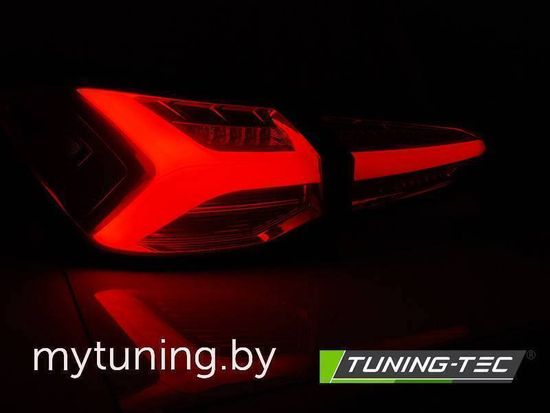 Задние фонари LED TAIL LIGHTS RED SMOKE SEQ для FORD FOCUS 4 ХЭТЧБЕК 18-21