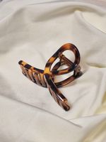 Краб для волос 8 см, глянцевый, черепаховый, MONTE VITA, 457008