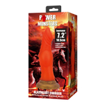 Силиконовый фантазийный фаллоимитатор Hero - 18,5 см. (Цвет: красный)