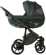 Детская коляска Adamex Chantal Pro Natura 3 в 1 CN-12-FOREST (Т. ЗЕЛЕНАЯ КОЖА)