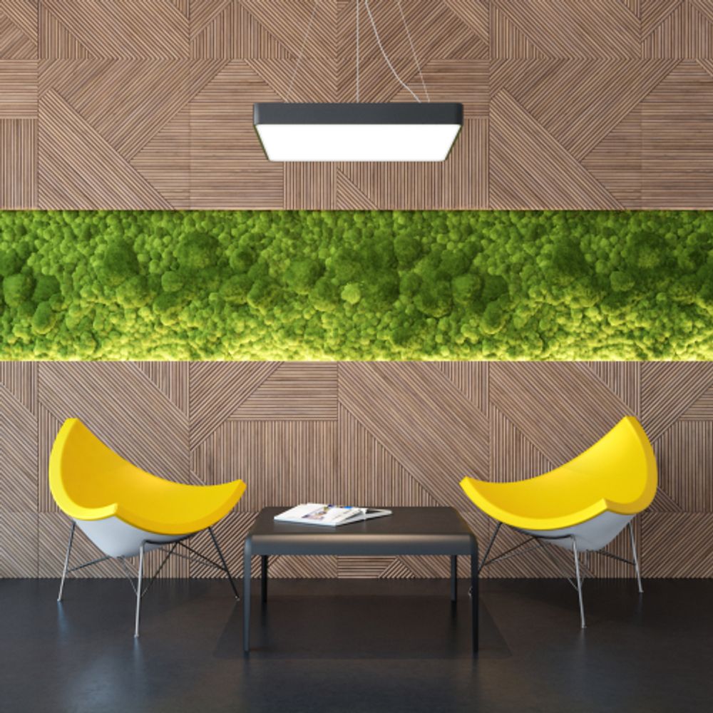 Светильник LED ЭРА Geometria SPO-164-B-40K-110 Quadro 110Вт 4000К 10500Лм IP40 800х800х80 мм черный подвесной