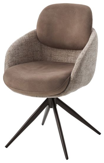 Стул ГРЕЙС (GRACE) 360 град, цвет КАПУЧИНО PENA-172 / G1229-7, ткань / ШОКОЛАДНОЕ ЗОЛОТО