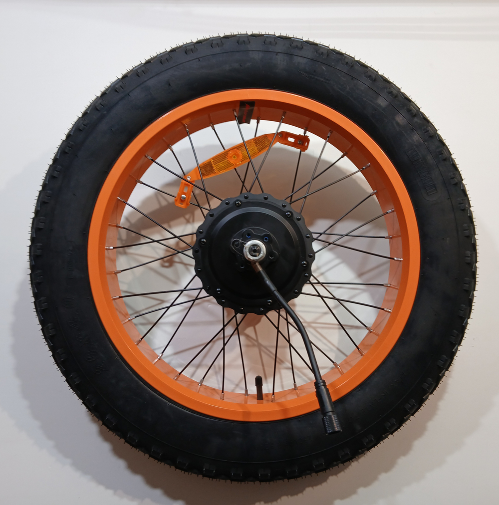 Мотор колесо XD240W 20х4.0 в сборе Электровелосипед KUGOO V4 PRO
