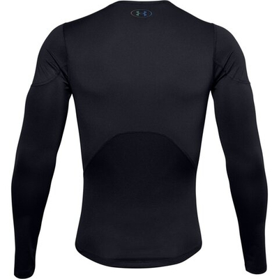 Мужская теннисная футболка теннисная Under Armour Rush Heatgear 2.0 Comp LS - black