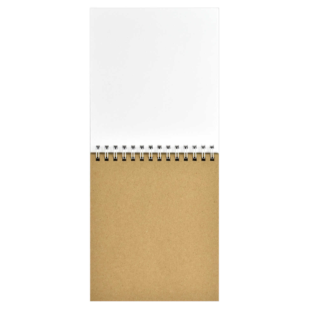 Скетчпад 125х150 мм, 40 л, блок - белый офсет, крафт-бумага 80 г/м², арт. 67992 АРХИТЕКТУРА /обложка полноцветная печать, гребень по короткой стороне, матовая ламинация,