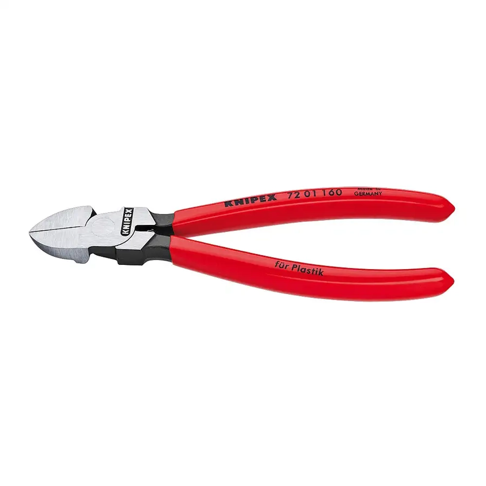 Кусачки боковые для пластмассы 160 мм Knipex 72 01 160