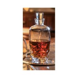 Графин 1,1 л штоф с крышкой хр. стекло d 10,1 см h25,1 см   RCR [1]