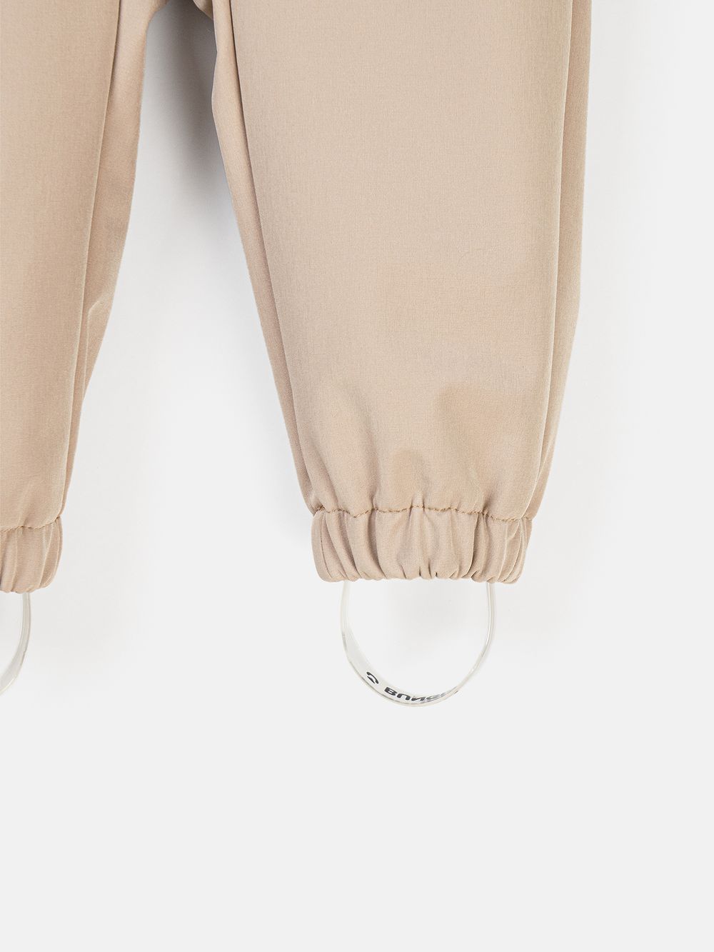 Комбинезон Softshell Колор-блок "Латте" с варежками 0+