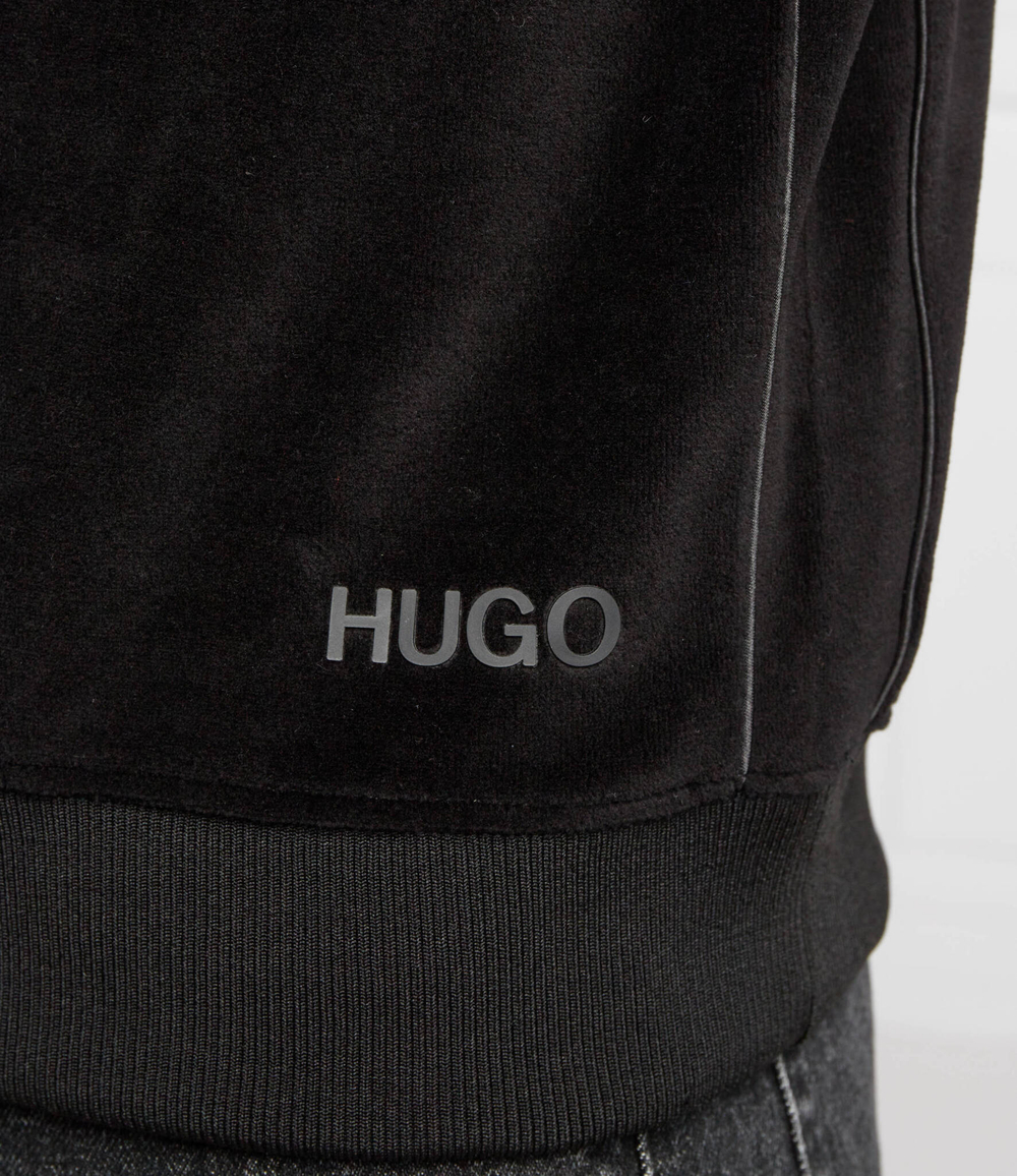 Худи delvety HUGO - черный(50463430)