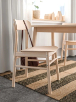 Стул деревянный - IKEA RОNNINGE/RONNINGE, 79х46х49 см,  дерево светло-бежевый, РЁННИНГЕ ИКЕА