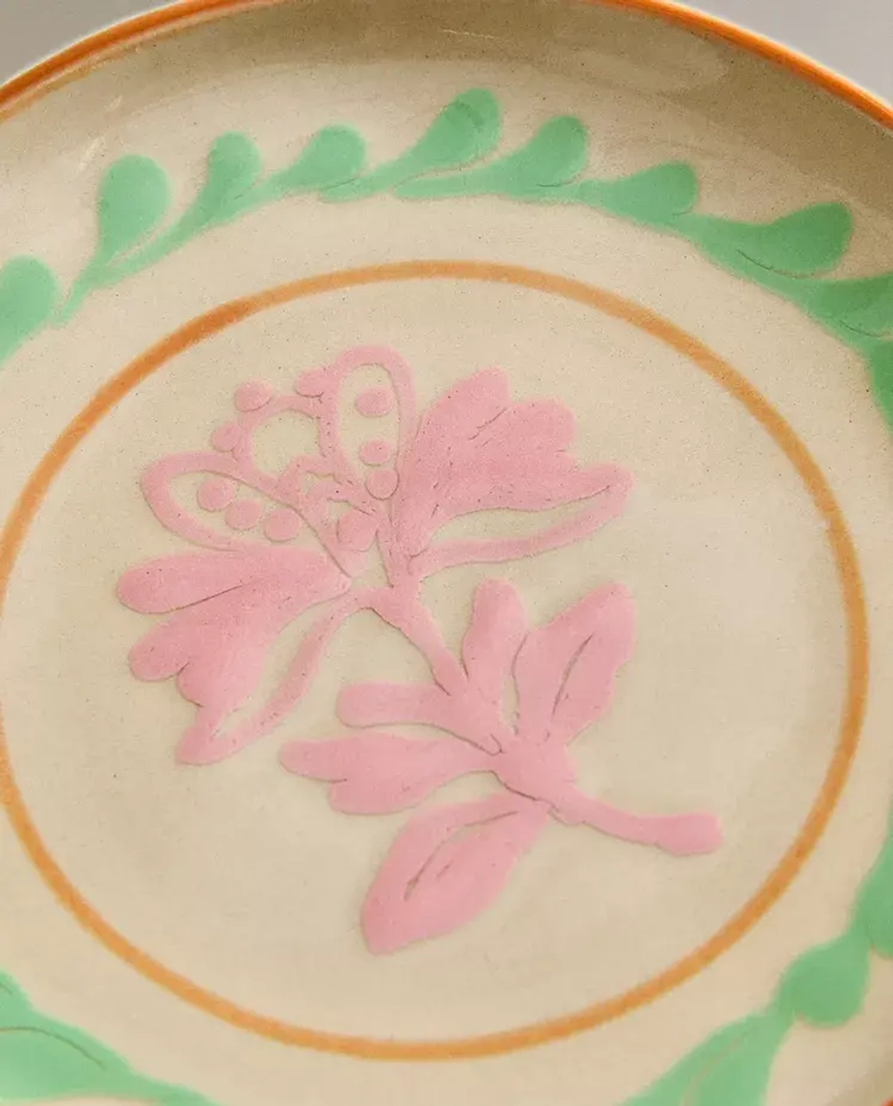 ZARA HOME Х NANUSHKA ДЕСЕРТНАЯ ТАРЕЛКА ИЗ РАСПИСНОЙ КЕРАМИКИ
