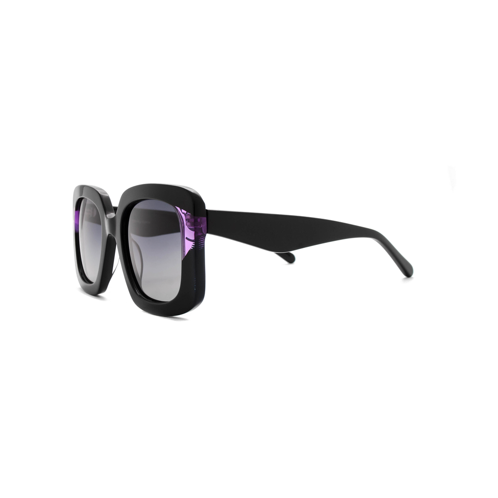 Очки Family Optic WD8020 C4 квадрат черно-фиолетовые