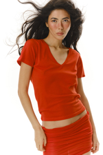 CASHMERE BLOUSE 02 CARROT