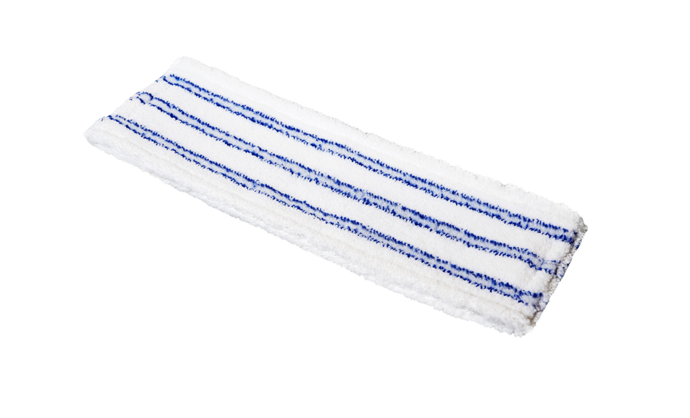 Моп микроволоконный с полосами скольжения 40 см язык с тремя отверстиями