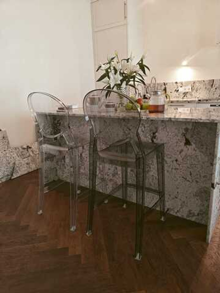 Стул полубарный прозрачный, Scab Design Igloo, серый