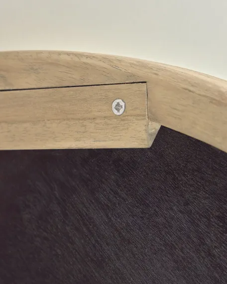 Зеркало Alum из массива минди Ø50 см