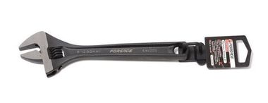 Ключ разводной Profi CRV(захват 24мм, 200ммL, кованная сталь, Taiwan), на пластиковом держателе Forsage F-649200(NEW черн.)