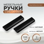 Ручка торцевая 160 черная  8179