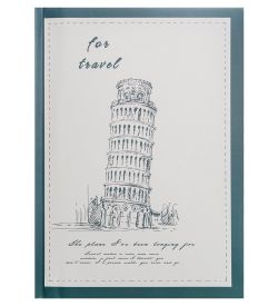 NB-57/2 Блокнот с ручкой «Записки путешественника» в коробке с замком