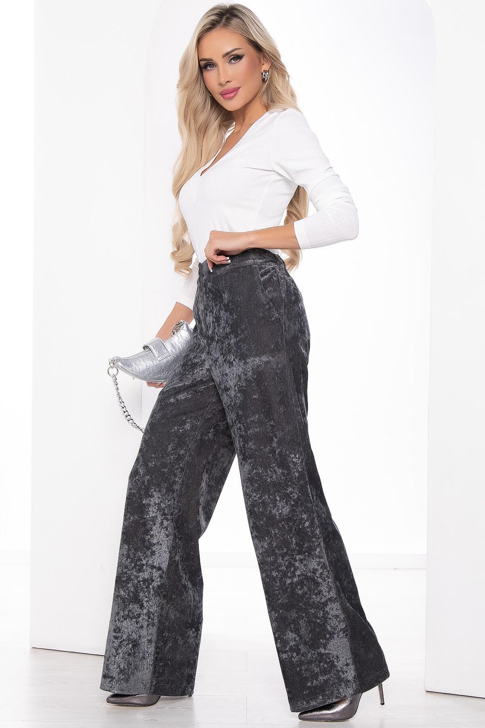 Брюки "Даниэль" (серые) Б8857 LT Collection