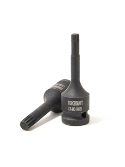 Головка-бита SPLINE ударная M8,1/2'' FORCEKRAFT FK-24807808MPB