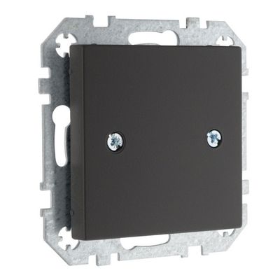 Заглушка для розетки LIREGUS RETRO D-001-01.R/ON59 шоколад матовая