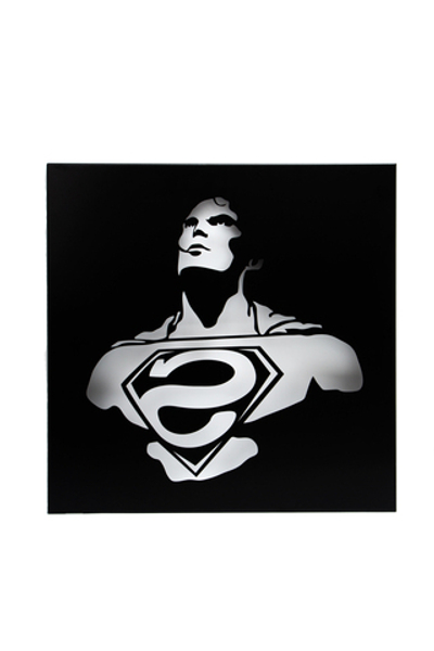 Панно на стену из металла Супермен 50х50 см
