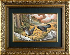 Гравюра "Глухари"