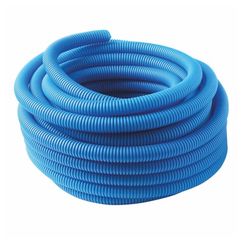Труба гофрированная MVI Ду40 (внутр.35мм), синяя (бухта 30м)