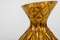 Ваза металлическая золотая
