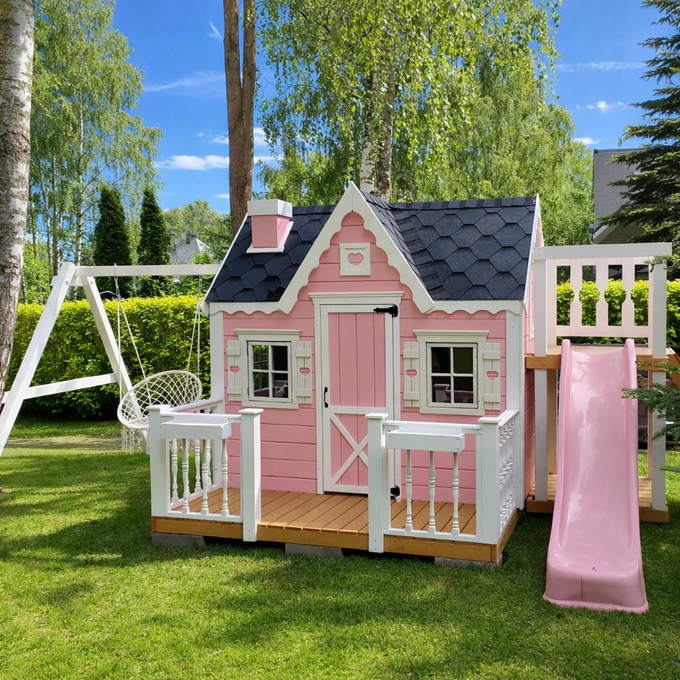 Домик Венди с балкончиком