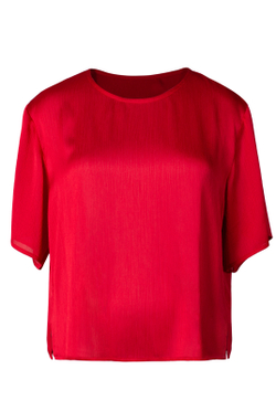 Блузка женская 4318зп, красный #380Кр094318зп