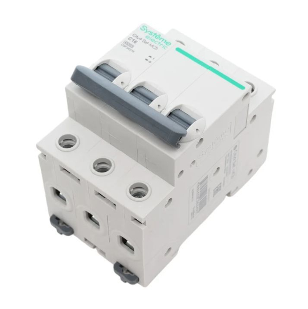 City9 Set Автоматический выключатель (АВ) С 16А 3P 4.5kA 400В C9F34316