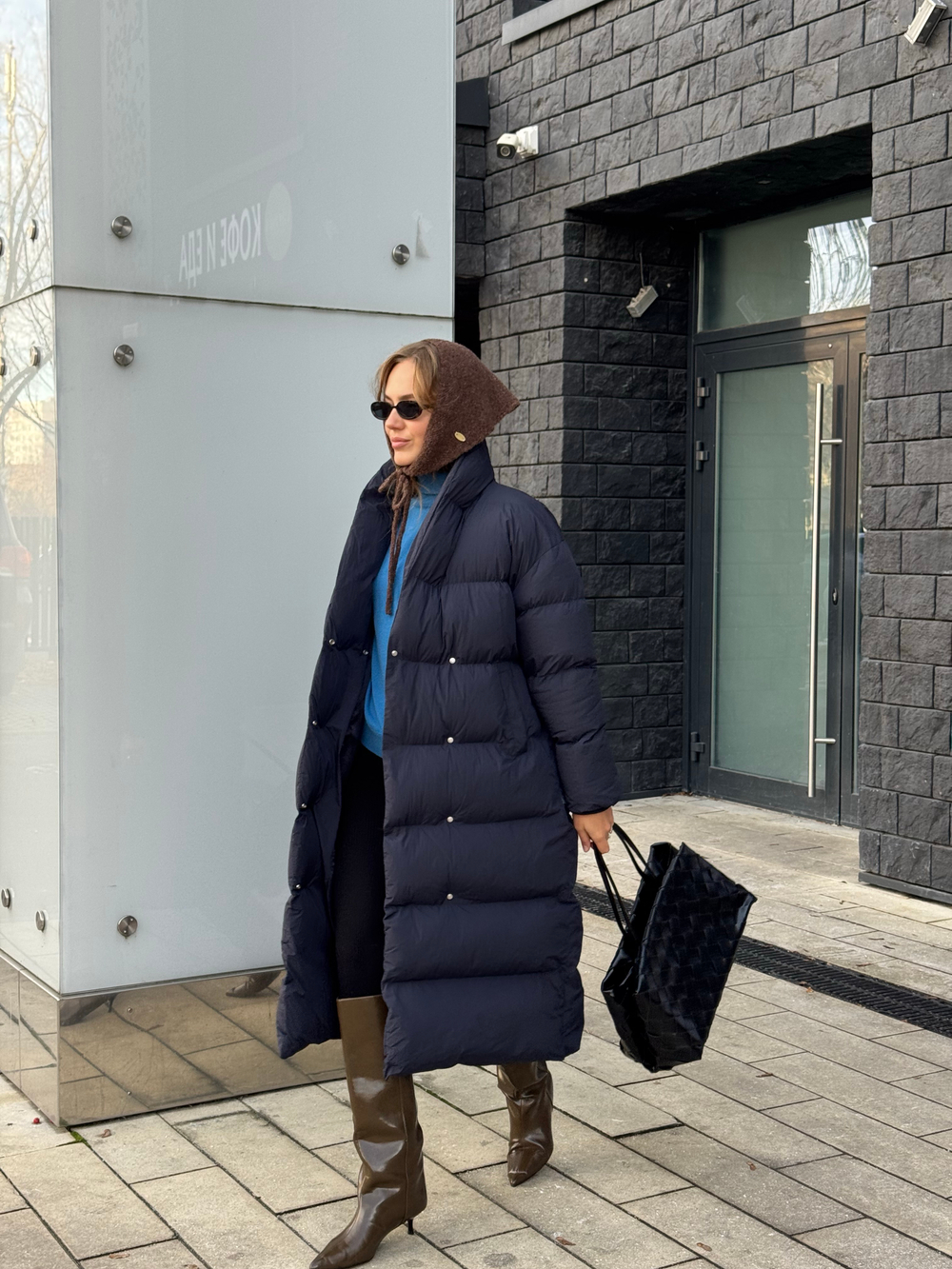 Пуховик Шерон синий