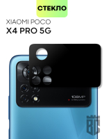 Стекло на камеру BROSCORP для Poco X4 Pro оптом (арт. XM-PX4P(5G)-3D-CAM-GLASS-BLACK)