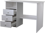 Стол письменный, компьютерный Корнер из сосны, белый
