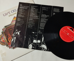 Винтажная виниловая пластинка LP Live Cream Volume II (Japan 1972) (No Obi) White Room