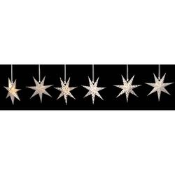 Набор декоративных елочных украшений stars, 6 шт.