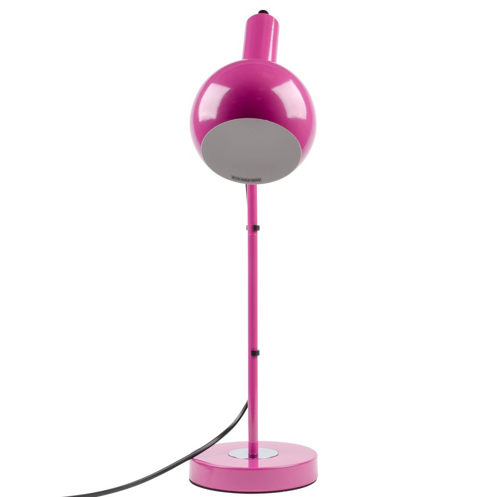 UML-B702 E14 PINK Светильник настольный. 60W. Цоколь Е14. Механический выключатель. Розовый. ТМ Uniel