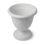 Вазон высокий Колывань 5,6л д 26 см мрамор