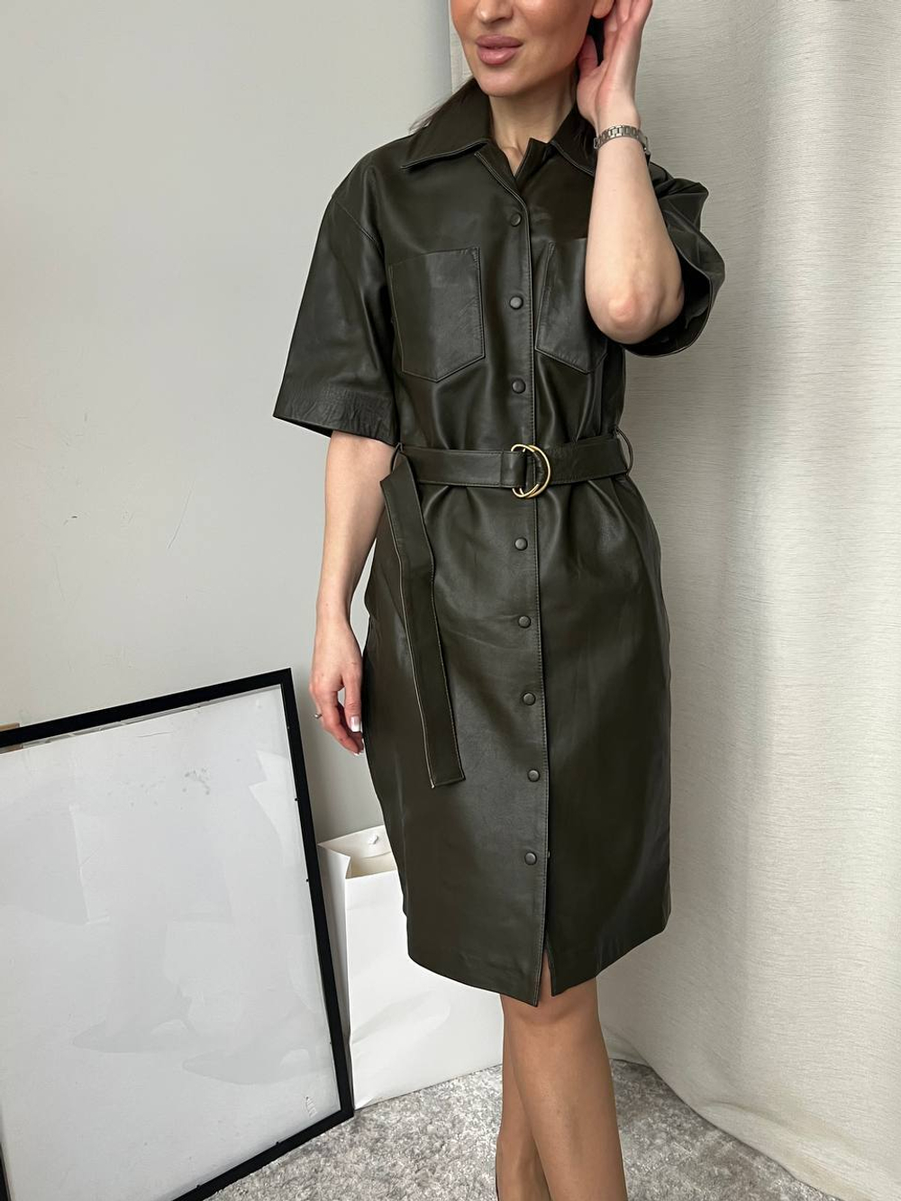 Кожаное платье Remain, xs