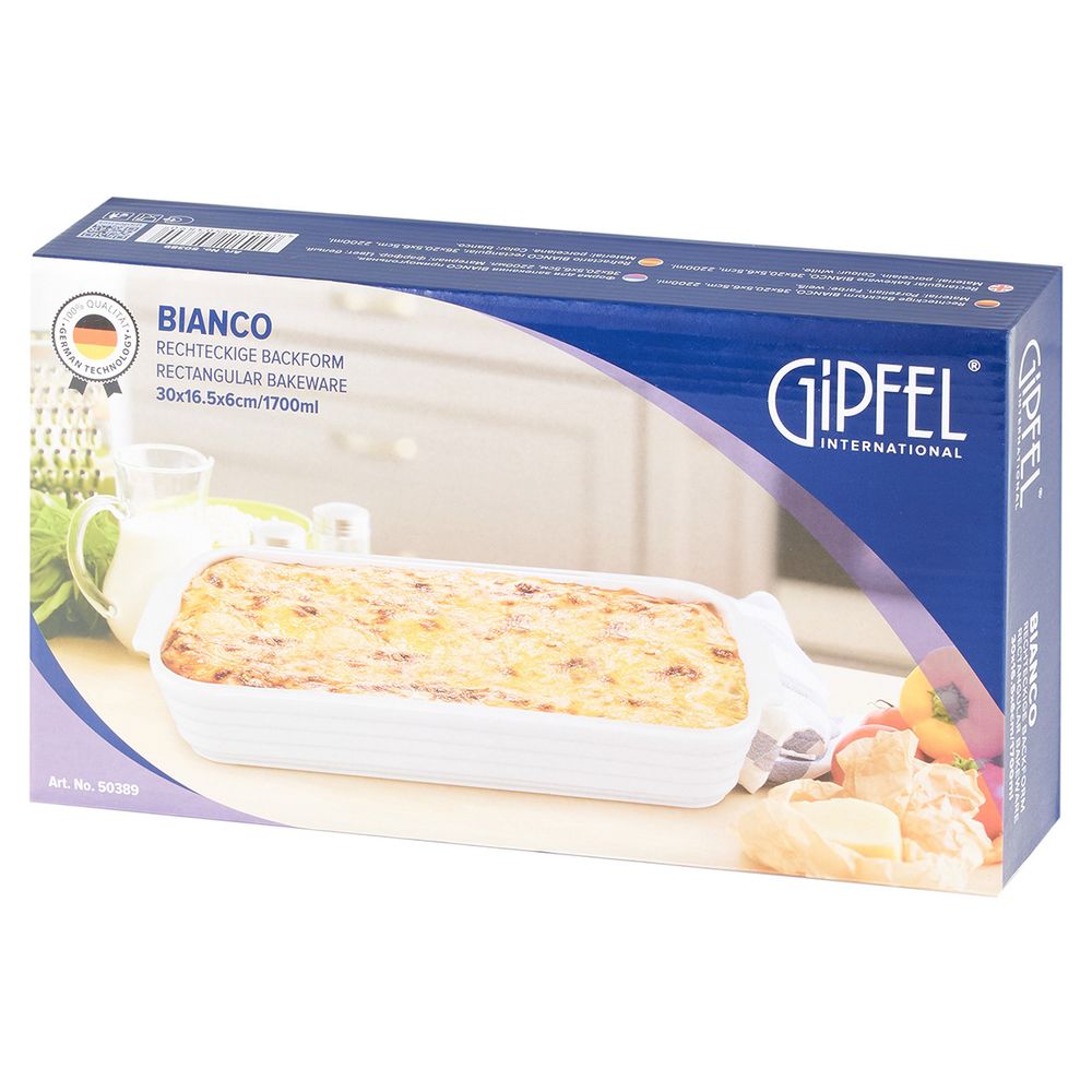Форма для запекания Gipfel Bianco 50389 1,7 л/30x16,5x6 см