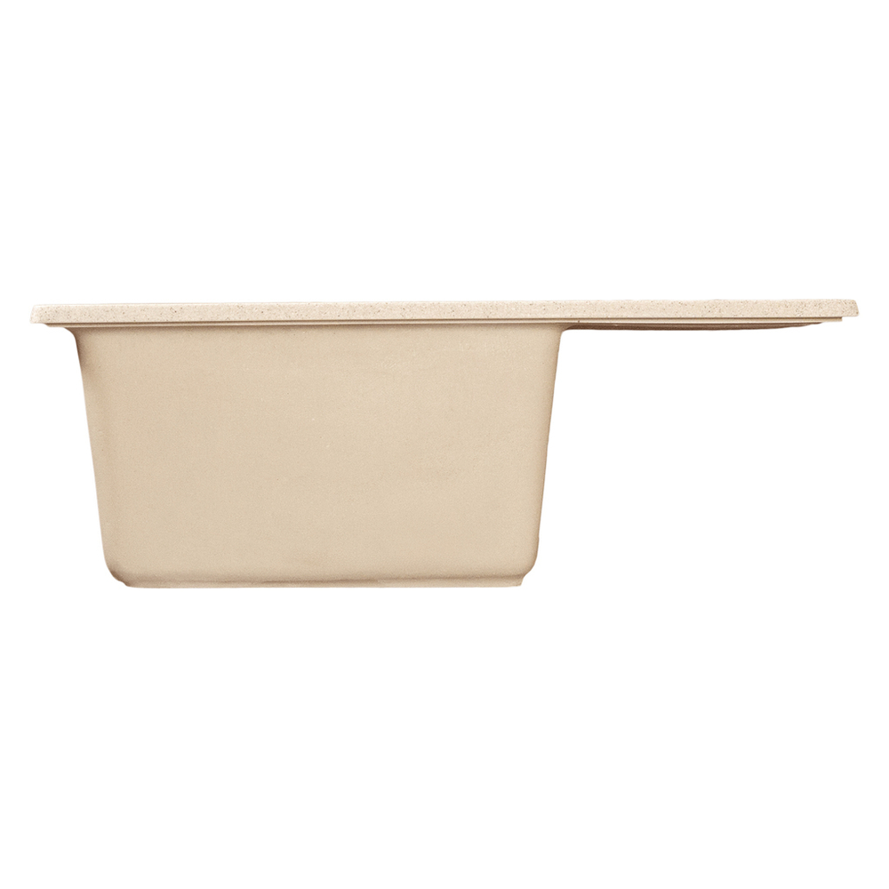 Мойка ML-GMS103 СТАНДАРТ с крылом, бежевый (328),  570*460*190мм