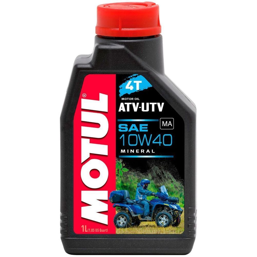 Масло 4т 10w40 минер Atv-Utv Motul 1л